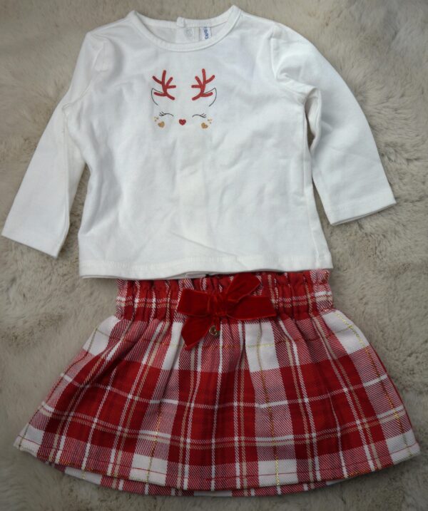 Tshirt en rok set- 2 delig - 62 - Afbeelding 4