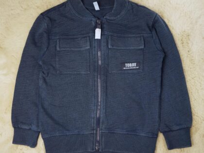 zip Trui Navy blauw