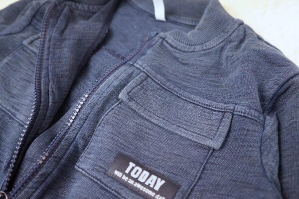 zip Trui Navy blauw - Afbeelding 2