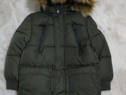 Winterjas met Capuchon en Imitatiebont - 116 / 164