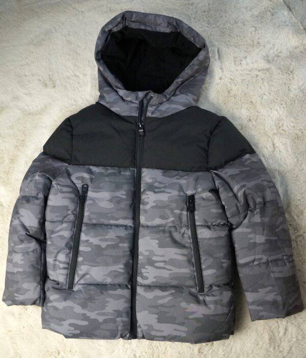 Grijs Camouflage Winterjas -116