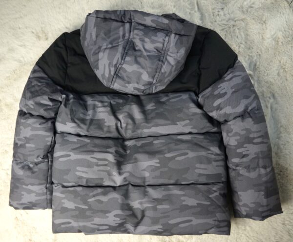Grijs Camouflage Winterjas -116 - Afbeelding 2