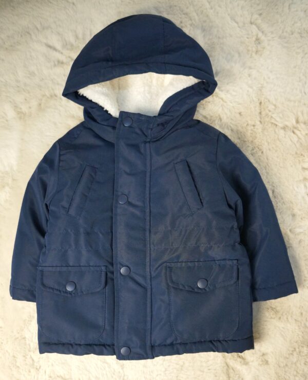 Navi Blauw Winterjas-74