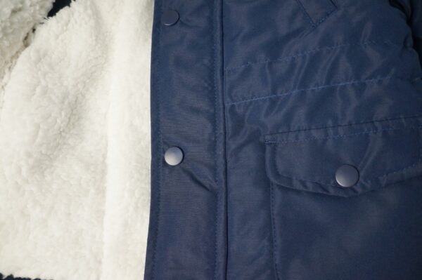 Navi Blauw Winterjas-74 - Afbeelding 3