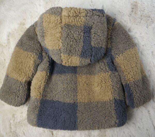 Teddy Winterjas Kula Bruin/Zwart-62 - Afbeelding 2