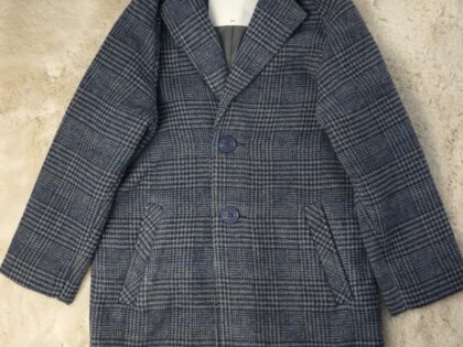 Oversized jas - Grijs/geruit - 128