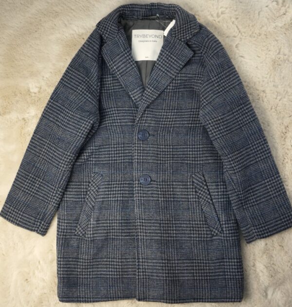 Oversized jas - Grijs/geruit - 128