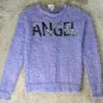 Angel Fluffy paars Trui -128