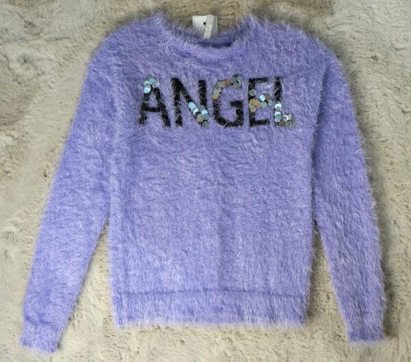 Angel Fluffy paars Trui -128