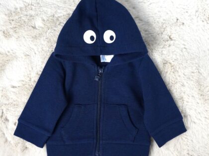 baby sweatjacke met Capuchon