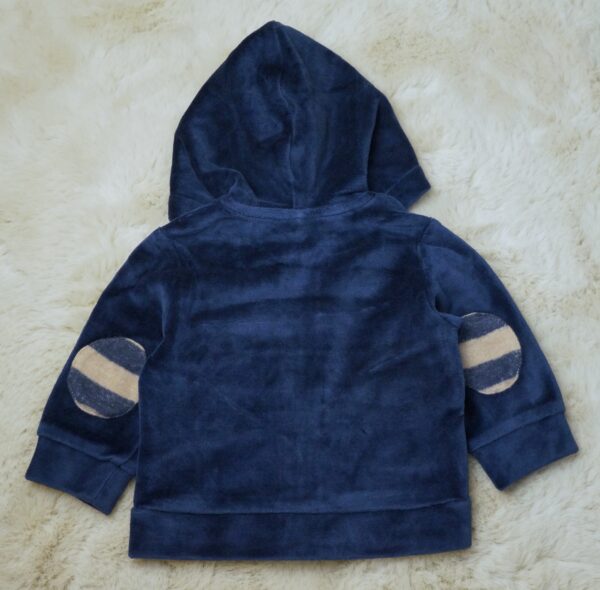 baby trui velours beer - Afbeelding 3