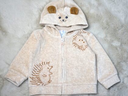 baby trui egel fluweel