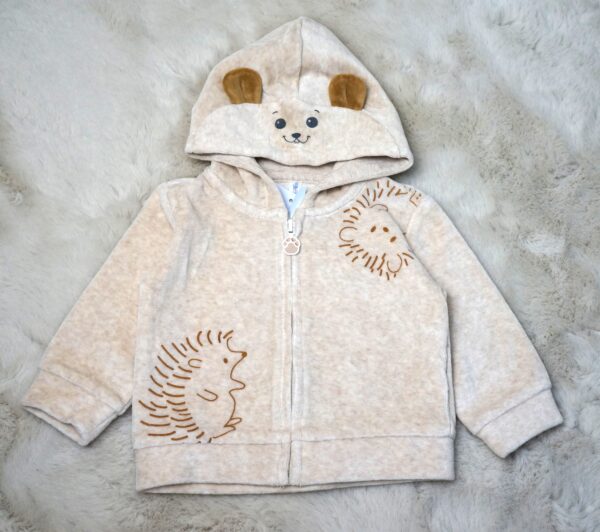 baby trui egel fluweel